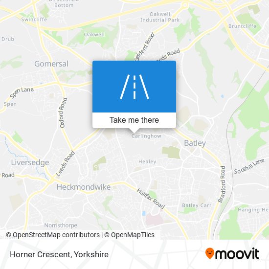 Horner Crescent map