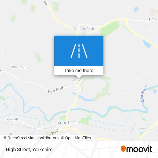 High Street map