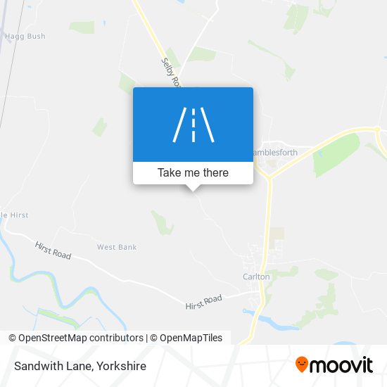Sandwith Lane map