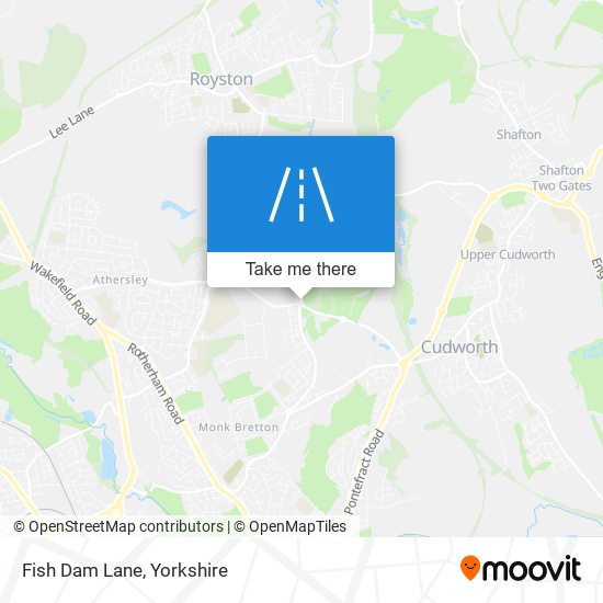 Fish Dam Lane map