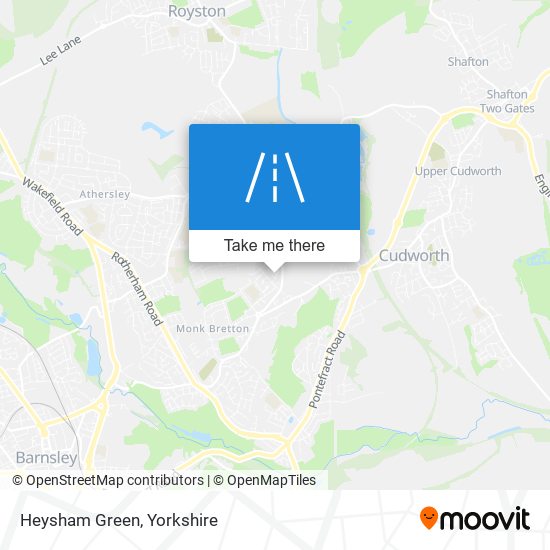 Heysham Green map