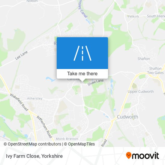 Ivy Farm Close map