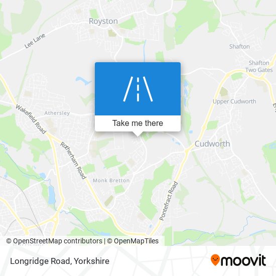 Longridge Road map