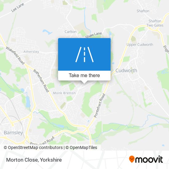 Morton Close map