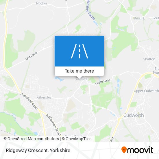 Ridgeway Crescent map