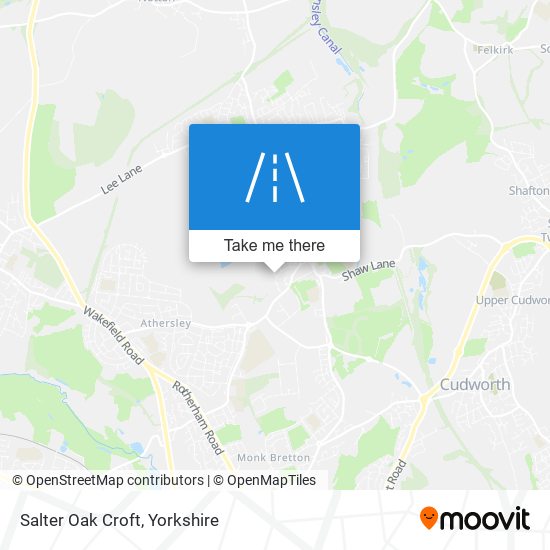 Salter Oak Croft map