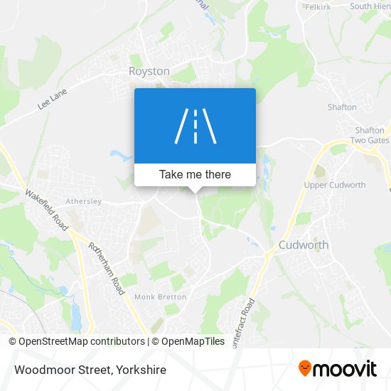 Woodmoor Street map