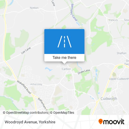 Woodroyd Avenue map
