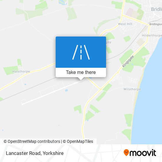 Lancaster Road map