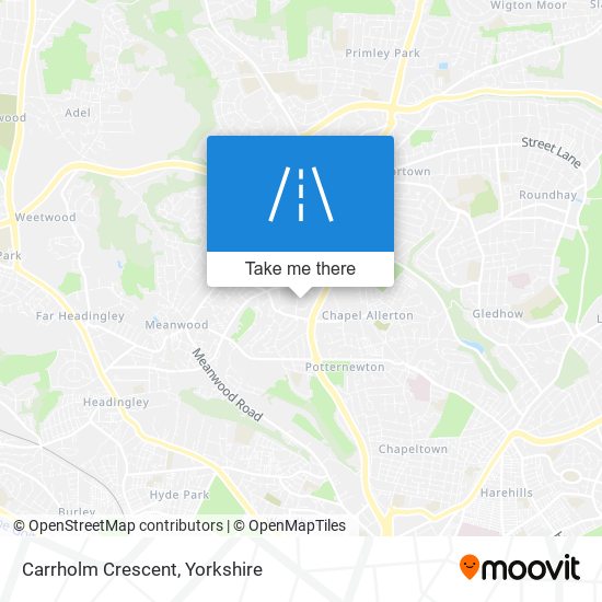 Carrholm Crescent map