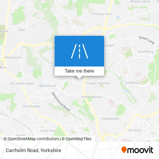 Carrholm Road map