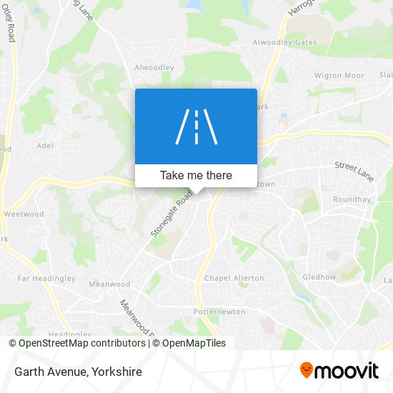 Garth Avenue map