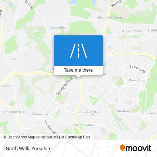 Garth Walk map