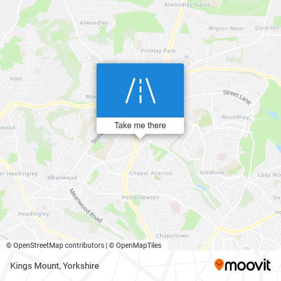 Kings Mount map