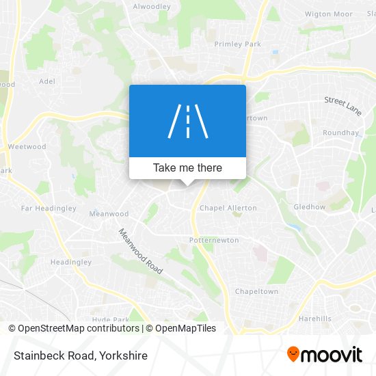 Stainbeck Road map
