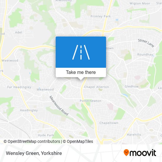 Wensley Green map