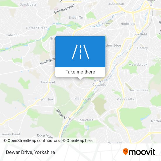 Dewar Drive map