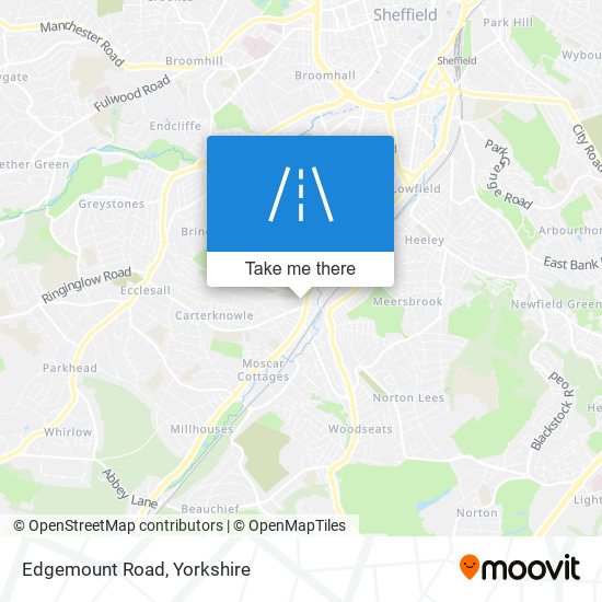 Edgemount Road map