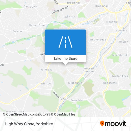 High Wray Close map