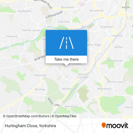 Hurlingham Close map
