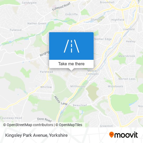 Kingsley Park Avenue map