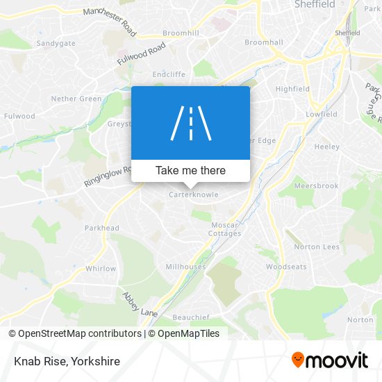 Knab Rise map