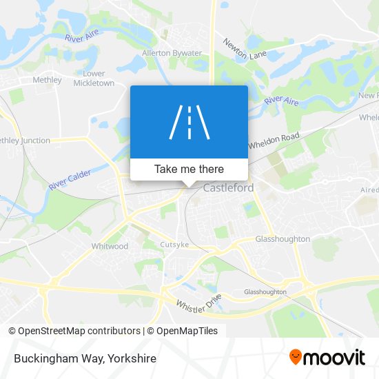 Buckingham Way map