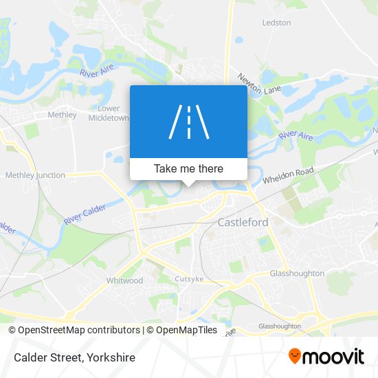 Calder Street map