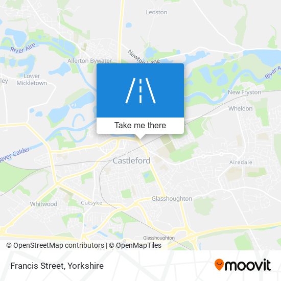 Francis Street map
