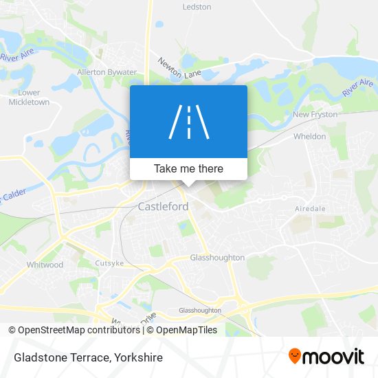 Gladstone Terrace map
