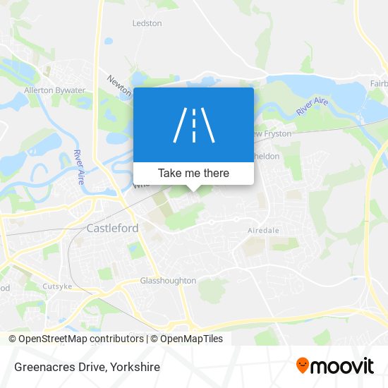Greenacres Drive map