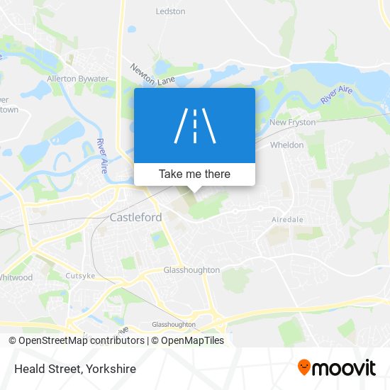 Heald Street map