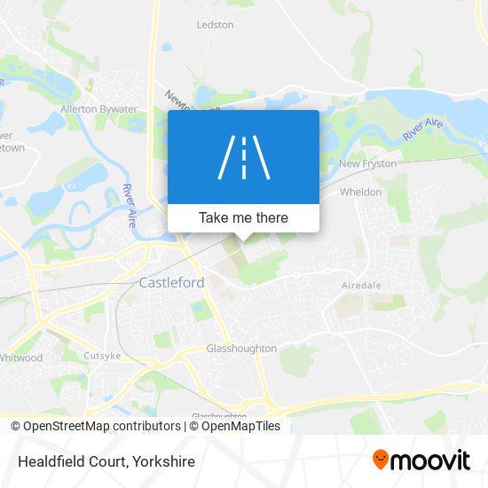 Healdfield Court map