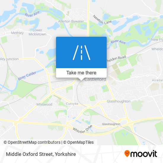 Middle Oxford Street map
