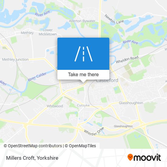 Millers Croft map