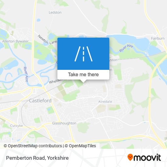 Pemberton Road map