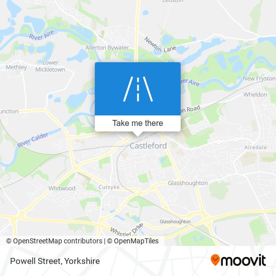 Powell Street map