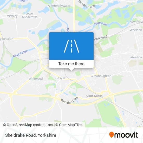 Sheldrake Road map
