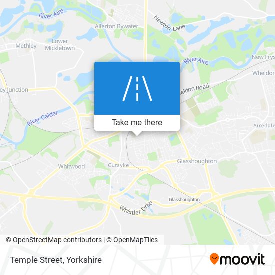 Temple Street map