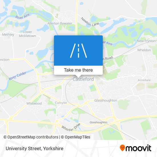 University Street map