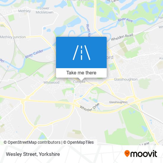 Wesley Street map
