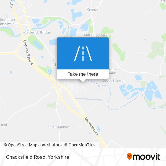 Chacksfield Road map