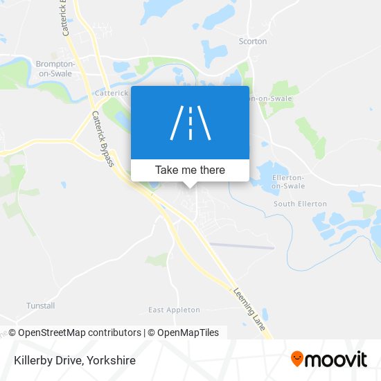 Killerby Drive map