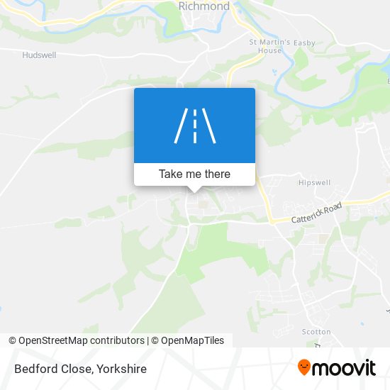 Bedford Close map