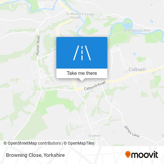 Browning Close map