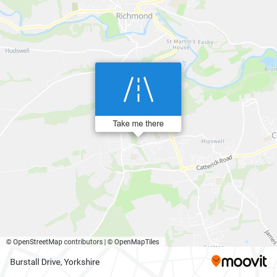 Burstall Drive map