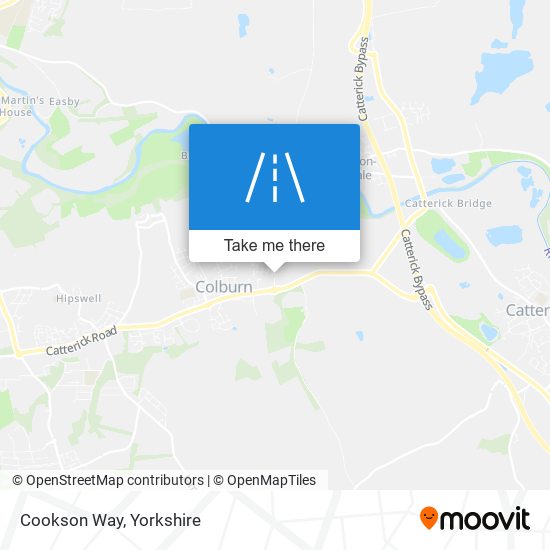 Cookson Way map