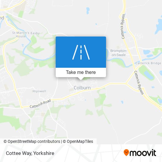 Cottee Way map