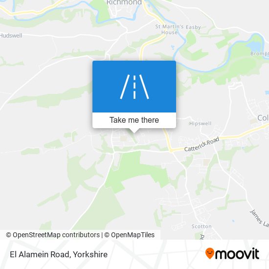 El Alamein Road map