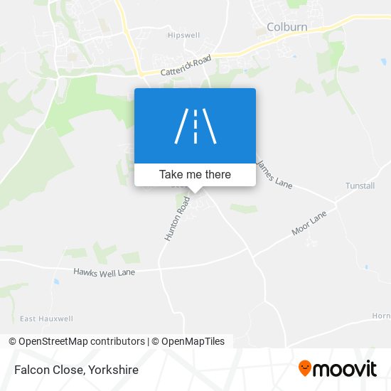 Falcon Close map